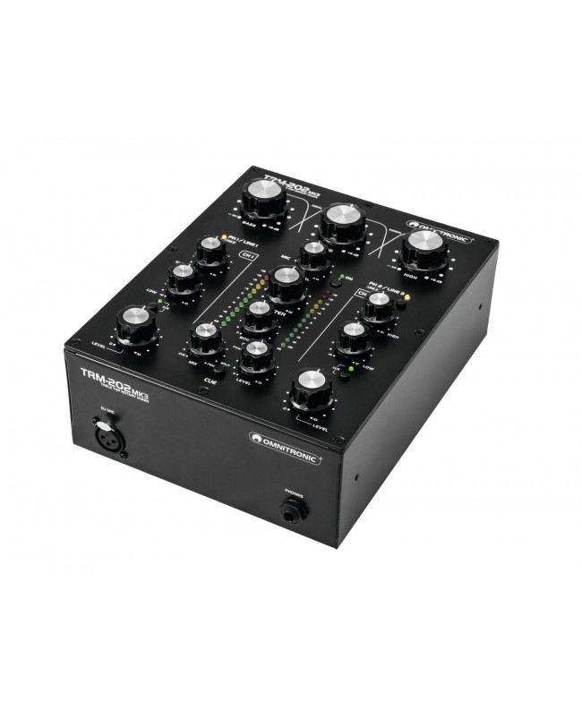 Omnitronic TRM-202MK3 2-channel Rotary Mixer DJ mixers