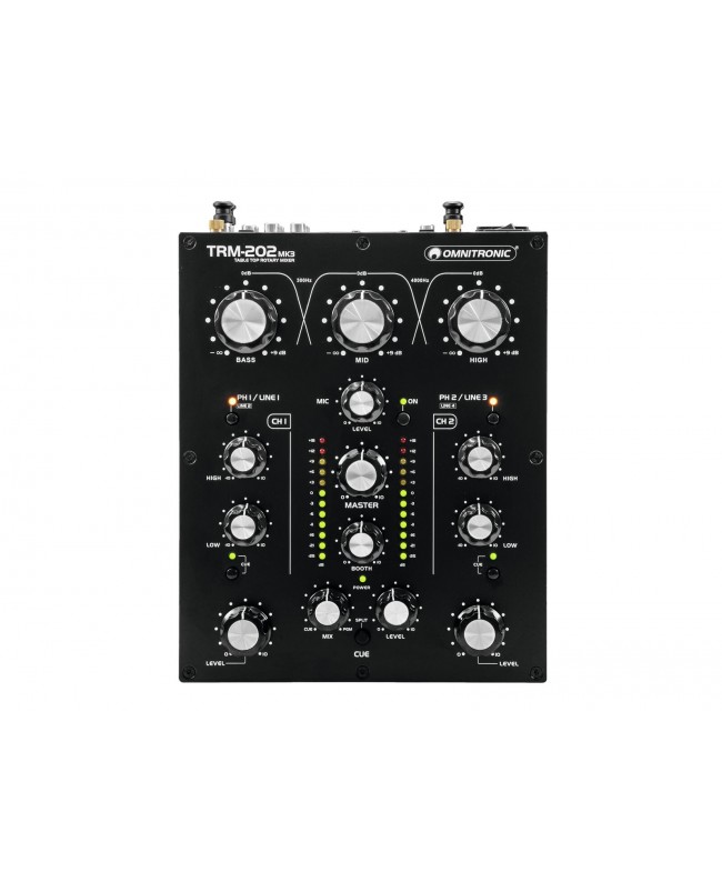 Omnitronic TRM-202MK3 2-channel Rotary Mixer DJ mixers