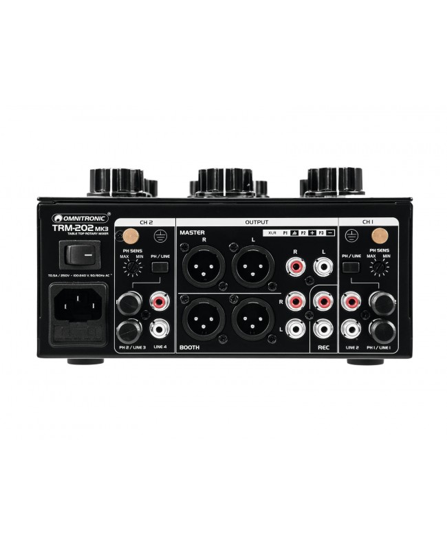 Omnitronic TRM-202MK3 2-channel Rotary Mixer DJ mixers