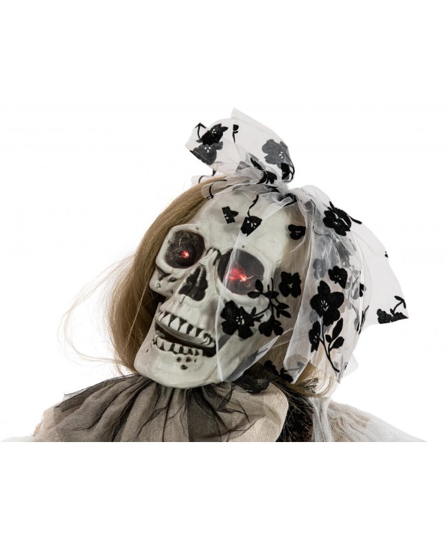 Europalms Halloween Figur Braut, animiert, 170cm Saisonartikel