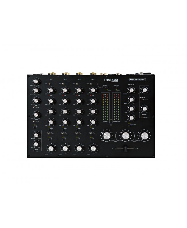 Omnitronic TRM-422 4-channel Rotary Mixer DJ mixers