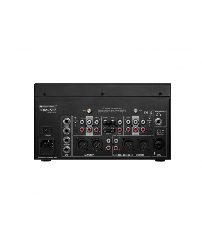 Omnitronic TRM-222 2-channel Rotary Mixer DJ mixers