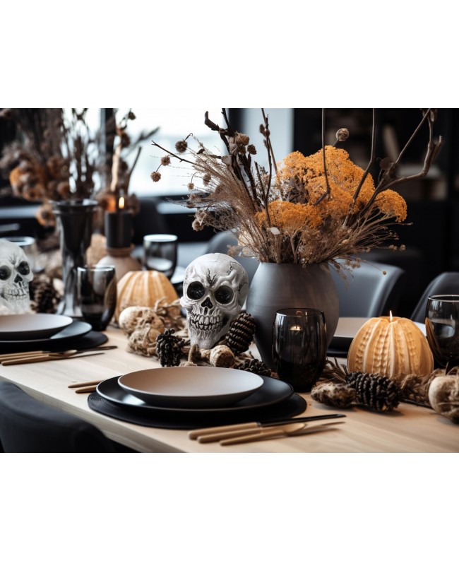 Europalms Halloween Skull, 3x Articoli stagionali