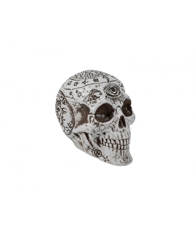 Europalms Halloween Totenkopf, mystisch, 12x10x18cm Saisonartikel