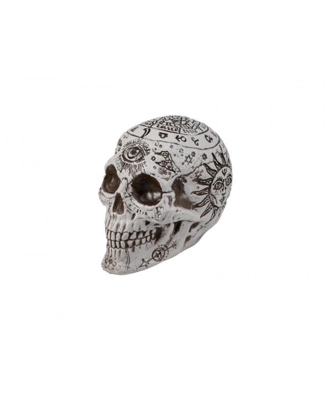 Europalms Halloween Skull, mystical, 12x10x18cm Articoli stagionali