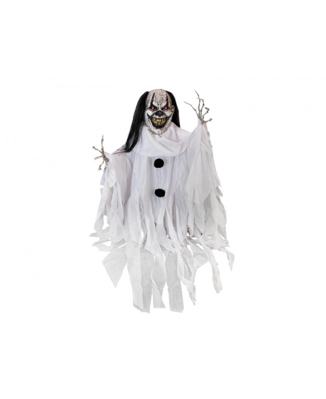 Europalms Halloween Figure Clown Gildo, animated, 80cm Seasonal Items