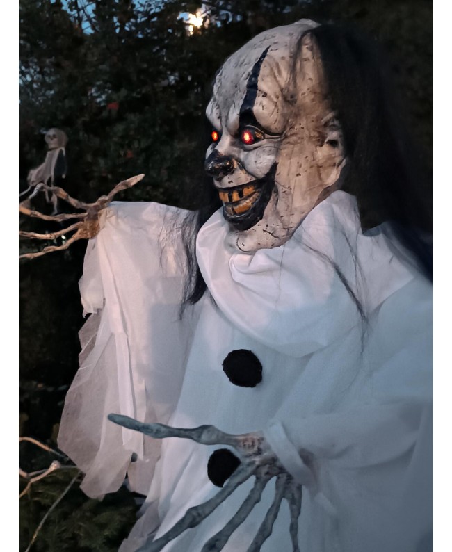 Europalms Halloween Figure Clown Gildo, animated, 80cm Articoli stagionali