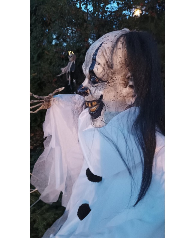 Europalms Halloween Figure Clown Gildo, animated, 80cm Seasonal Items