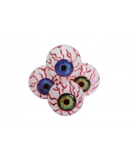 Europalms Halloween Eyeballs, 5cm Ø, 4x Articoli stagionali