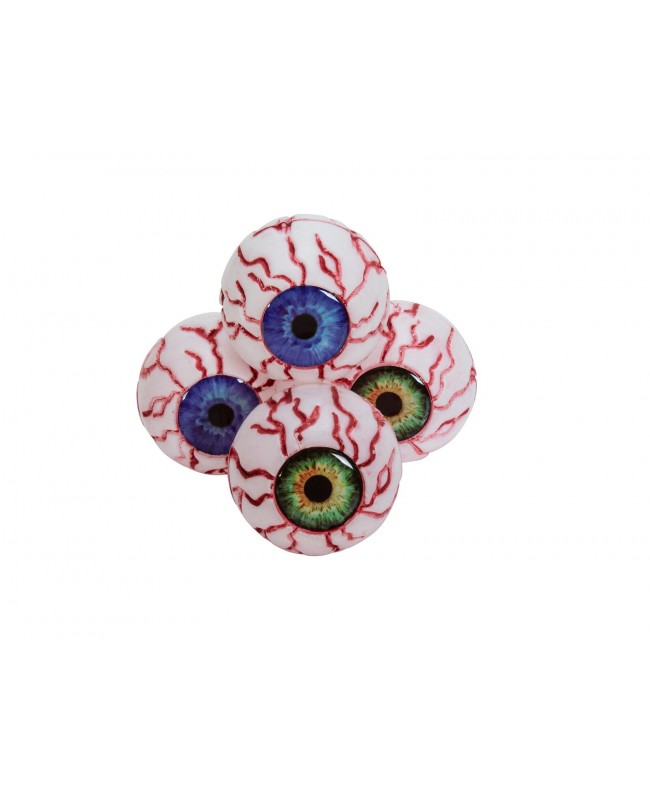 Europalms Halloween Eyeballs, 5cm Ø, 4x Seasonal Items