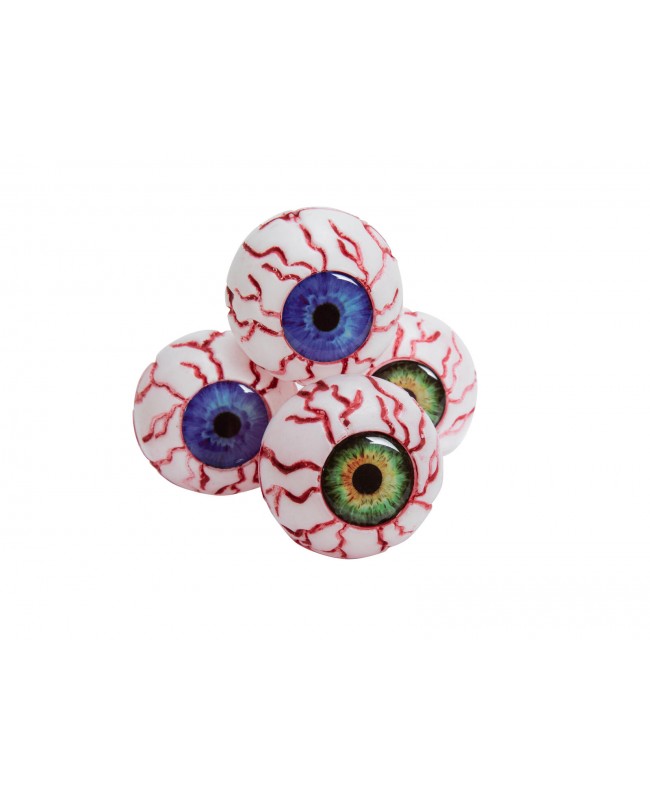 Europalms Halloween Eyeballs, 5cm Ø, 4x Articoli stagionali