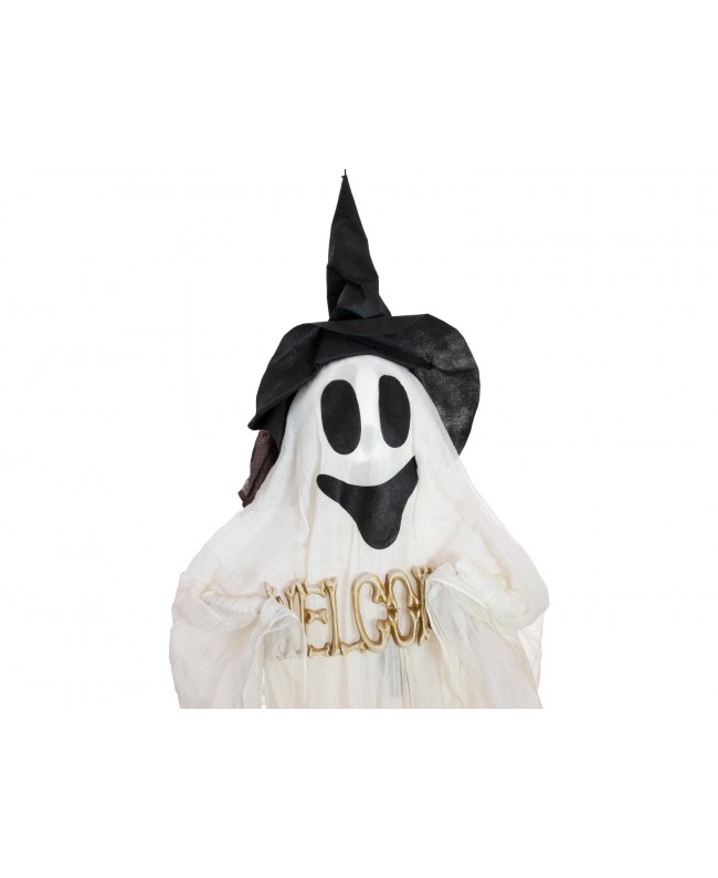 Europalms Halloween Figur lachender Geist, beleuchtet, 215cm Saisonartikel