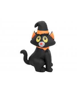 Europalms Halloween Inflatable Figure Cat, 122cm Articoli stagionali