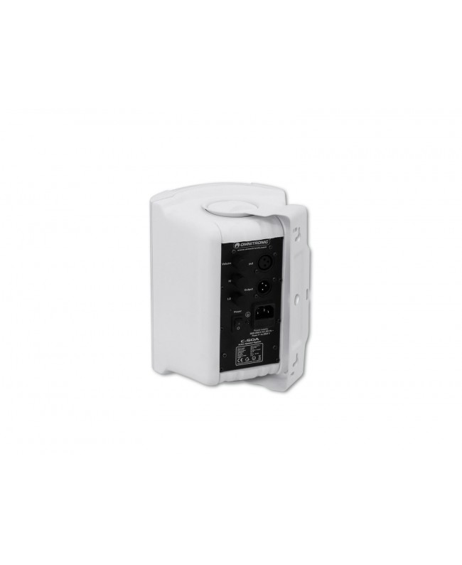 Omnitronic C-50A active white 2x Wall Mount Speakers