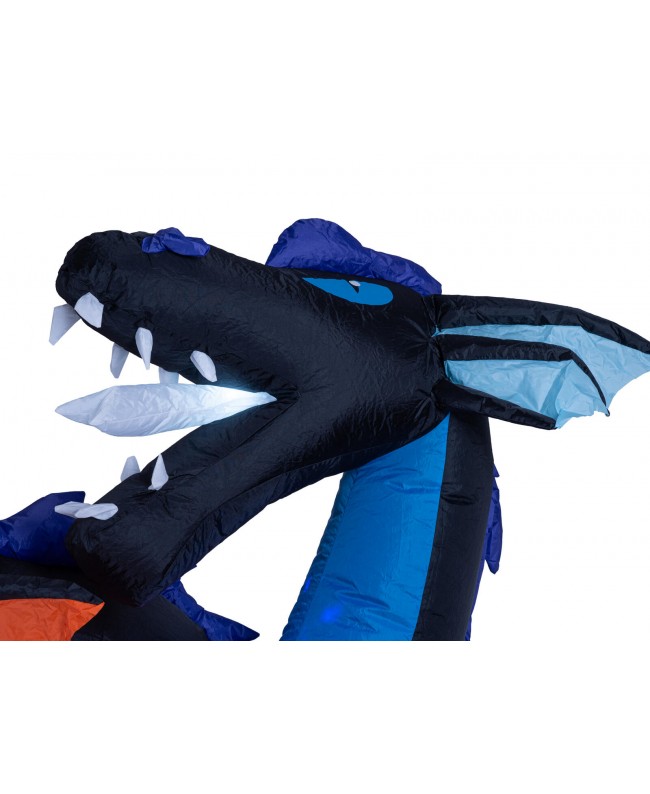 Europalms Halloween Aufblasbare Figur Drache, 208cm Saisonartikel