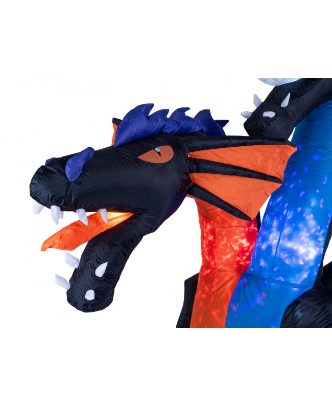 Europalms Halloween Inflatable Figure Dragon, 208cm Seasonal Items