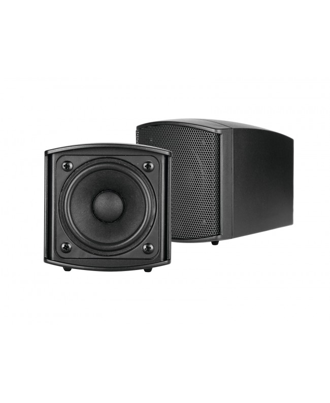 Omnitronic OD-2 Altoparlante da parete 8Ohm nero 2x Diffusori da parete