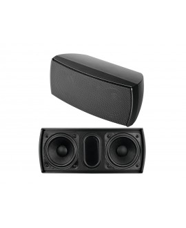 Omnitronic OD-22 Wall Speaker 8Ohms black Wall Mount Speakers