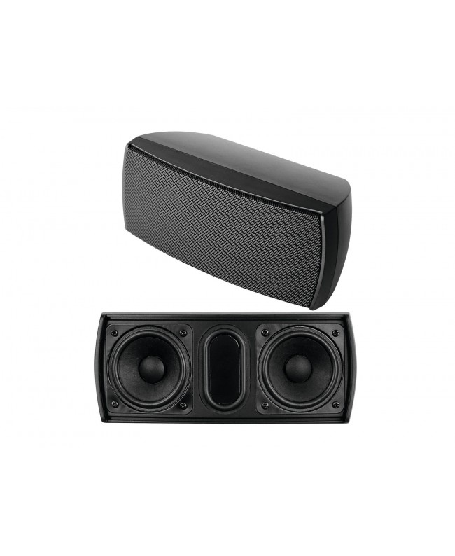 Omnitronic OD-22 Wall Speaker 8Ohms black Wall Mount Speakers