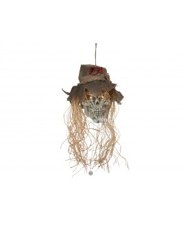 Europalms Halloween Scarecrow Skull, 70cm Articoli stagionali