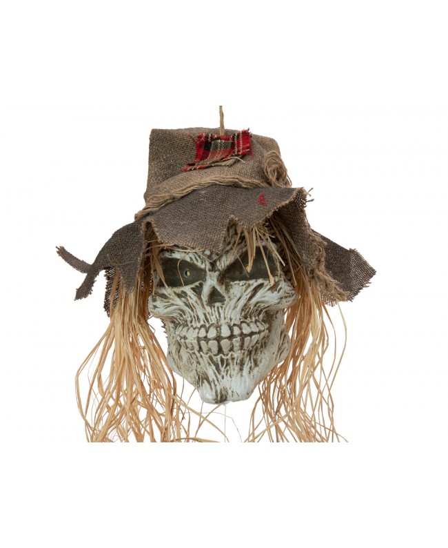 Europalms Halloween Scarecrow Skull, 70cm Articoli stagionali