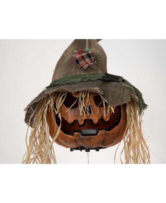 Europalms Halloween Cursed Pumpkin Head, 70cm Seasonal Items