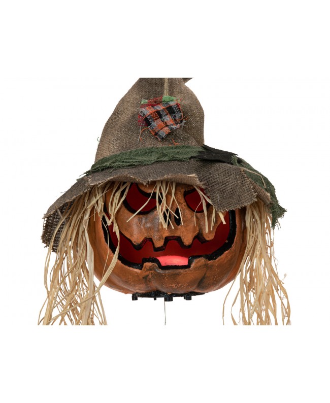 Europalms Halloween Verfluchter Kürbiskopf, 70cm Saisonartikel