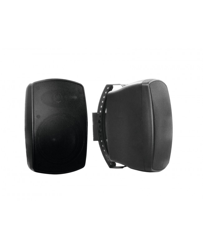Omnitronic OD-5 Altoparlante da parete 8Ohm nero 2x Diffusori da parete
