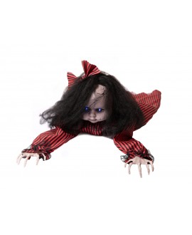 Europalms Halloween Figure Crawling Mathilda, animated, 110cm Articoli stagionali