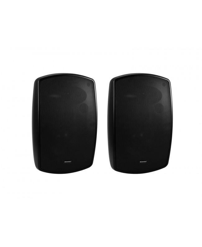 Omnitronic OD-8 Wall Speaker 8Ohm black 2x Wall Mount Speakers