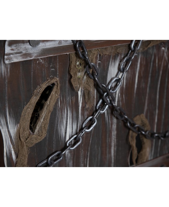 Europalms Halloween Coffin of Horror, animated, 155cm Seasonal Items