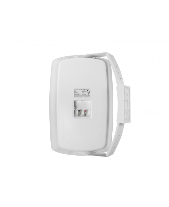 Omnitronic OD-8 Wall Speaker 8Ohm white 2x Wall Mount Speakers