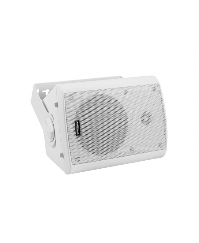 Omnitronic ALP-5A Active Speaker Set white Wall Mount Speakers