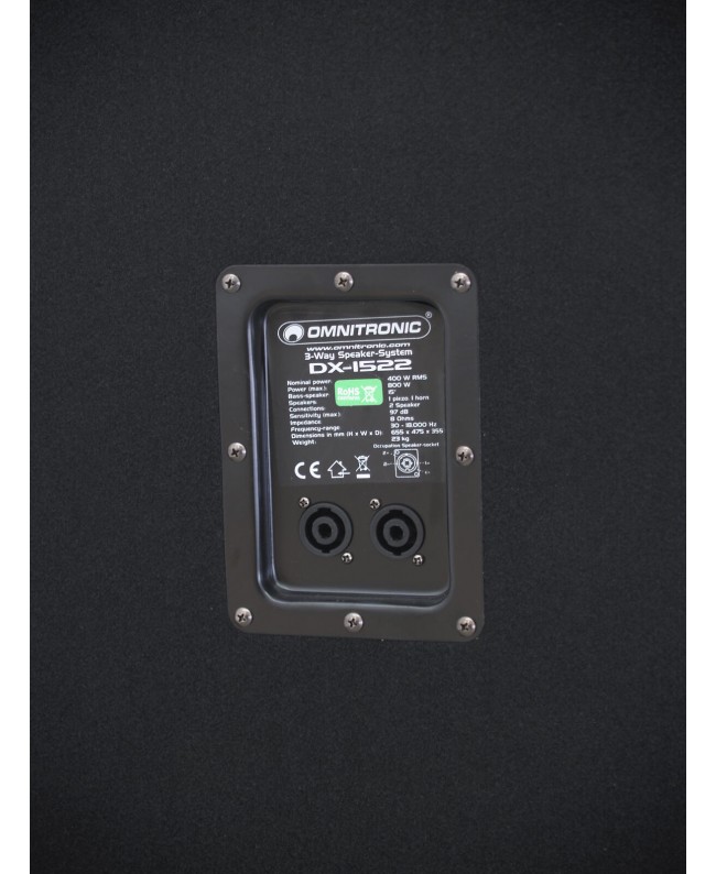 Omnitronic DX-1522 3-Wege Box 800 W Passive Lautsprecher