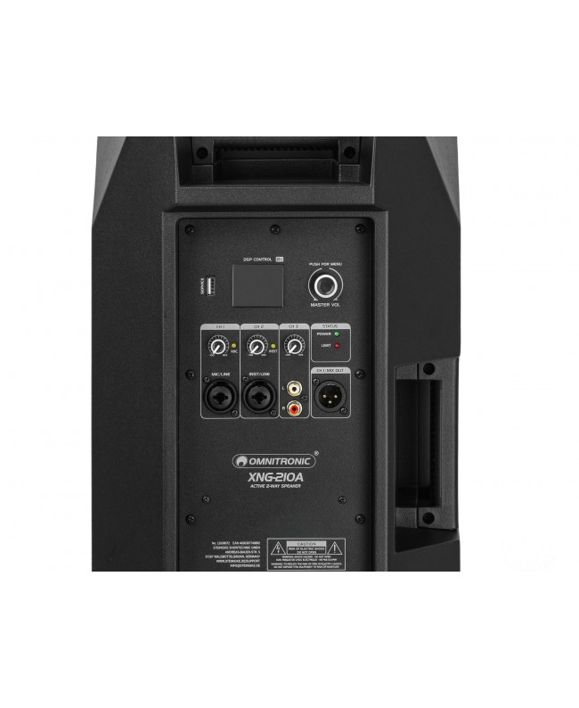 Omnitronic XNG-210A 2-Wege Lautsprecher, aktiv, DSP
