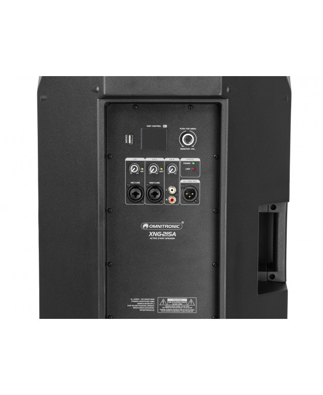 Omnitronic XNG-215A 2-Wege Lautsprecher, aktiv, DSP