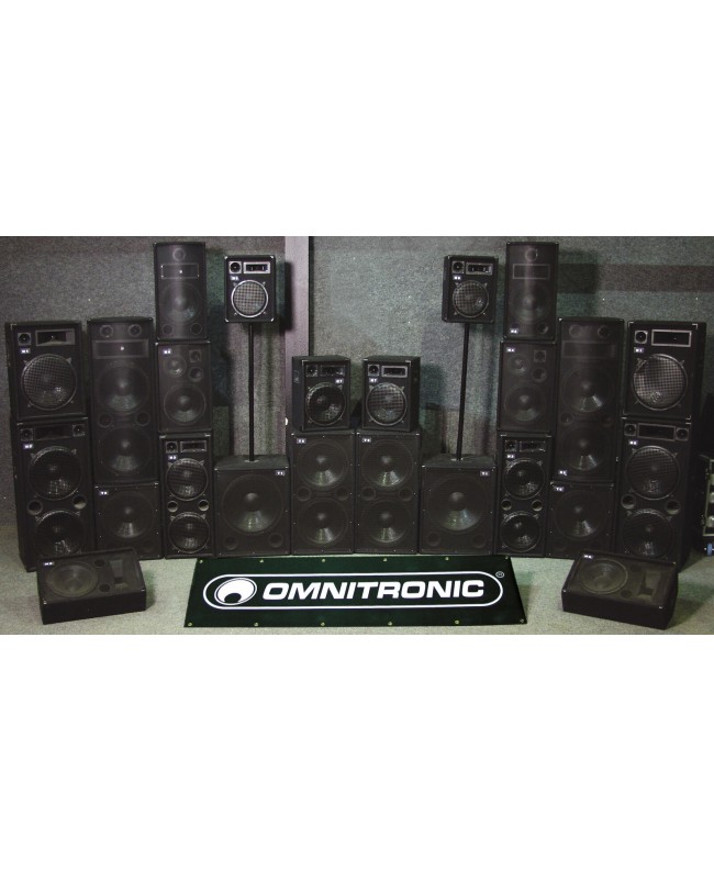 Omnitronic TMX-1230 Diffusore a 3 vie da 800 W Casse Passive