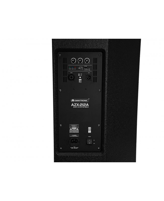Omnitronic AZX-212A 2-way Top active 250W