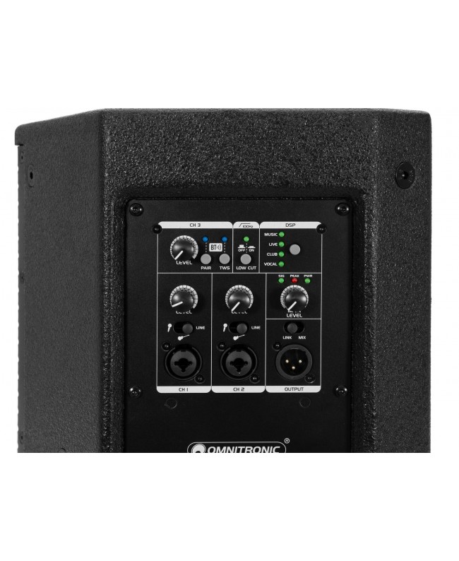Omnitronic PAS-208A MK4 2-Wege-Top, aktiv, DSP, BT