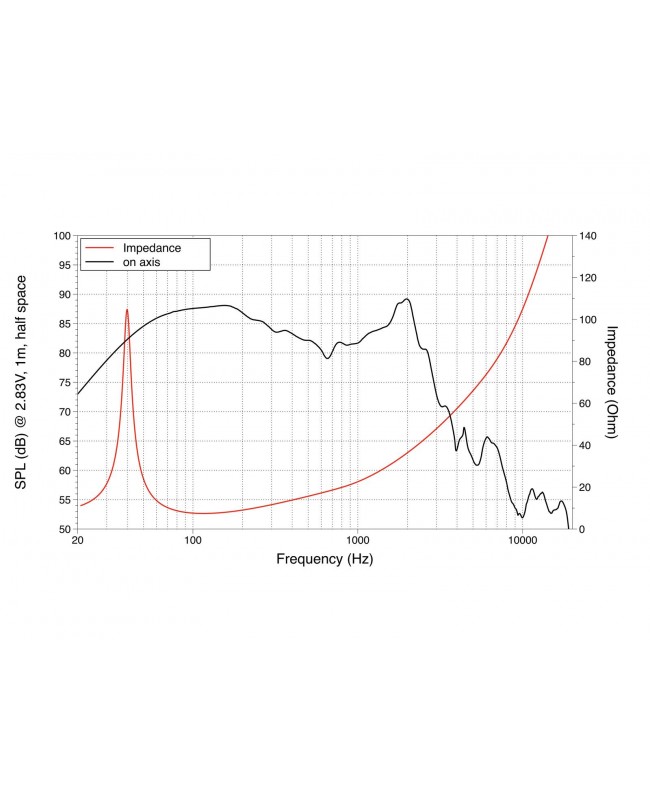 Lavoce SSF102.40 10 Subwoofer Ferrite, Magnet Steel Basket Driver Ferrite low frequency transducers