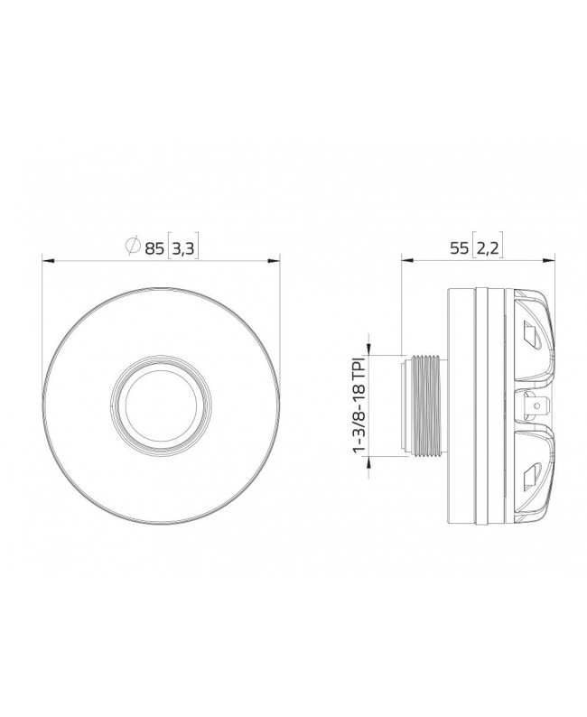 Lavoce DN10.172KS 1 Compression Driver, Neodymium Motor Driver a compressione al neodimio