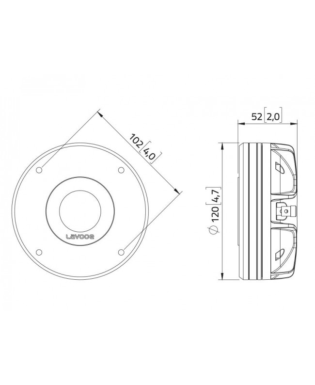 Lavoce DN14.30TK 1.4 Compression Driver, Neodymium Driver a compressione al neodimio