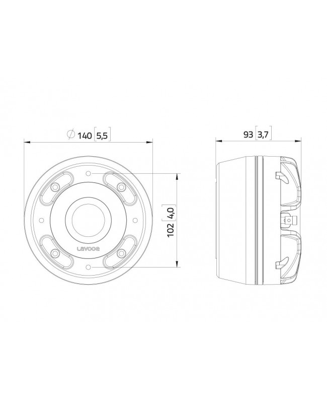 Lavoce DN20.40T 2 Compression Driver, Neodymium Neodymium compression drivers