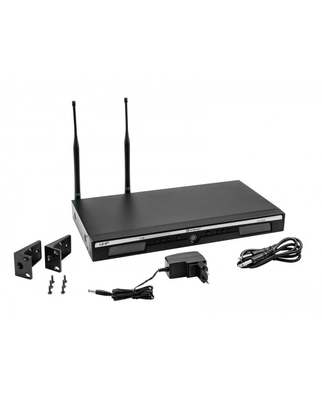 Relacart UR-222D Ricevitore UHF a 2 canali 823-832 + 863-865 MHz Home