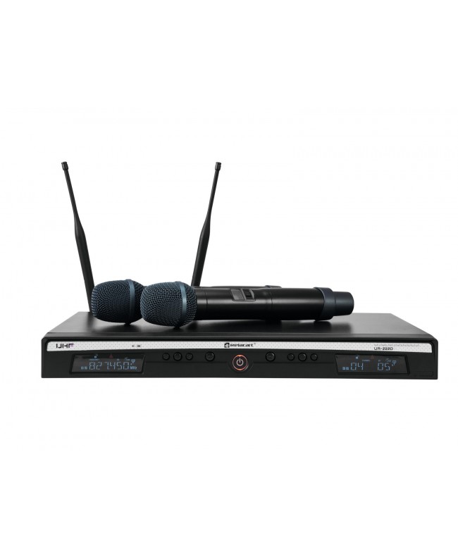Relacart UR-222D 2-Kanal-UHF-System 823-832 + 863-865 MHz Startseite