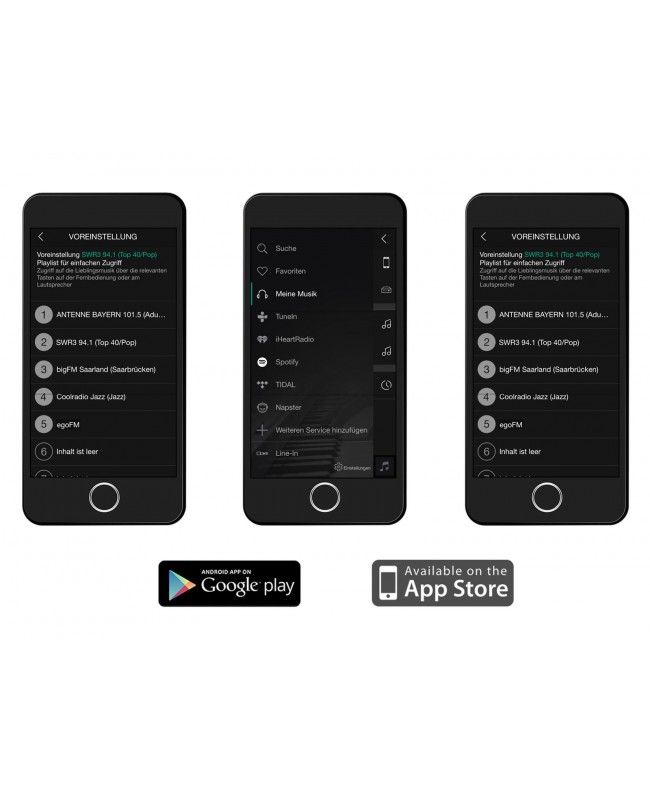 Omnitronic CIA-40WIFI WLAN Multiroom Streaming Verstärkersystem Startseite