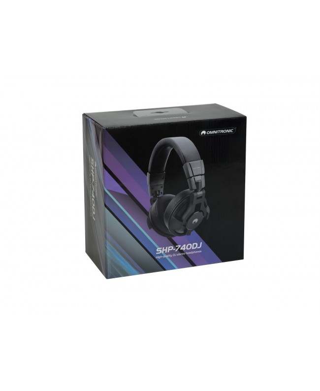 Omnitronic SHP-740DJ DJ Headphones Cuffie