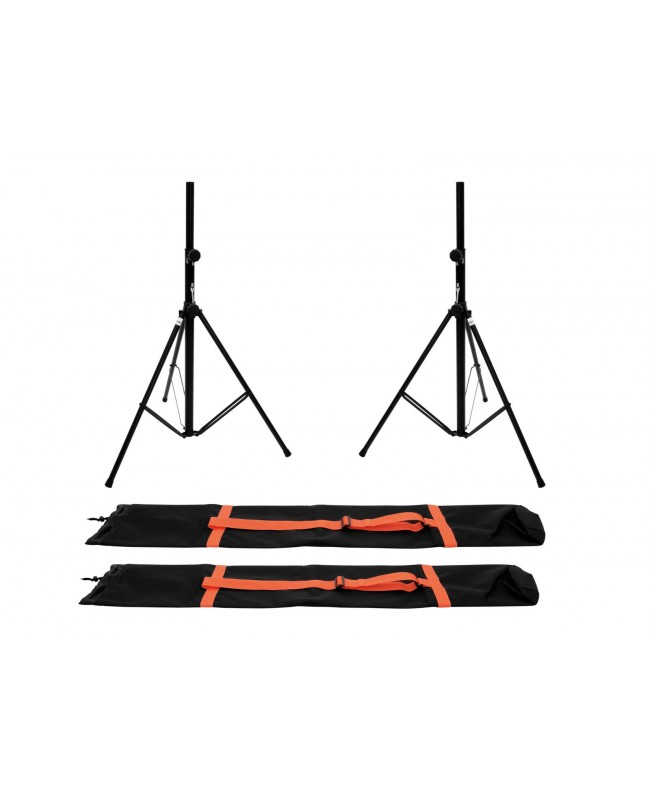 Omnitronic Set 2x BS-2 EU Boxenhochständer + 2x Tragetasche Startseite
