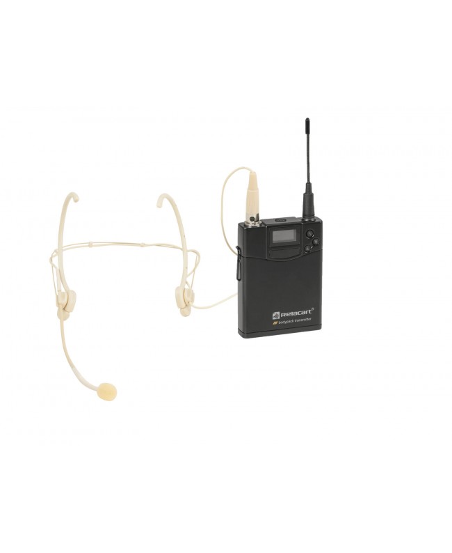 Relacart Set UR-222S Bodypack mit HM-600S Headset Startseite