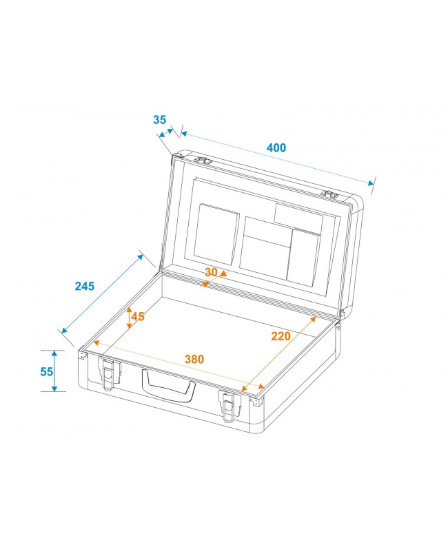 Roadinger Custodia per computer portatile MB-13 Custodie per laptop